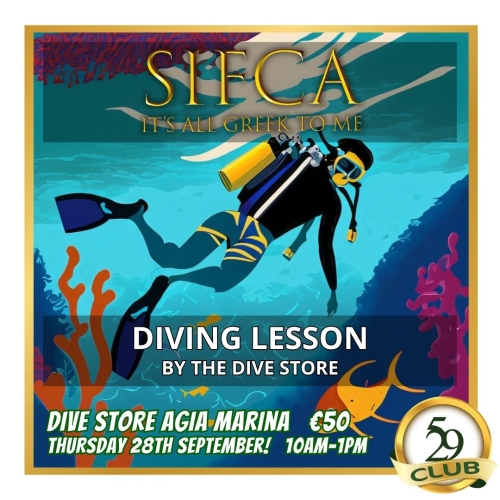 Diving Lesson €50